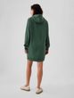 Mikinové šaty s logem Zelená