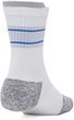 UA Velociti Run Cush 3p Crew-WHT