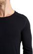 MEN 260 TECH LS CREWE, BLACK
