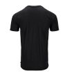 LightWool tee mountain M's jet black