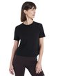 W Mer 150 Tech Lite III SS Crop Tee BLACK