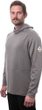 MERINO UPPER traveller pánská mikina s kapucí šedá