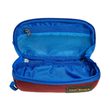 SQUARE ZIP POUCH S tango red