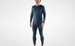 Bergtagen Thinwool Long Johns M Mountain Blue