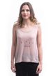 MERINO AIR SAY YES dámské triko bez rukávu dusty pink