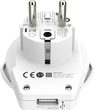 PA30USB cestovní adaptér Europe USB pro cizince v ČR, USB-A 12W, typ E/F