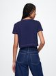 Crop tričko Tmavě modrá