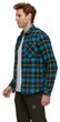 Alvra Longsleeve Shirt Men black-glacier blue
