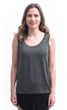MERINO LITE dámské triko bez rukávu anthracite gray