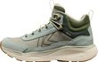 LEIKI LEATHER MID WP WOMEN, iceberg green/bronze green