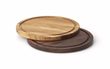 Prkénko na servírování steaků 28 cm kulaté dubové dřevo