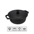 Cast iron casserole 20 cm 3 ltr. with shelf LE PIGNATTE, for induction