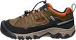TARGHEE IV LOW WP YOUTH dark olive/gold flame