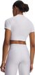 HeatGear Crop Mock SS-WHT