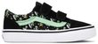 Old Skool V Glow Cosmic Cruisers Kids BLACK/GREEN
