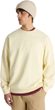 BLOCKED BOX LOOSE CREW FLEECE Lemon Icing