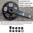 110x42 BCD Oval pro Sram Flattop