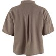 Övik Hemp Camp Shirt SS W Suede Brown