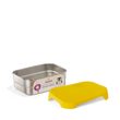 Stainless Steel Lunchbox Set Tiger - silber yellow