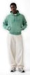 887090-01 Oversize mikina s logem VintageSoft Zelená