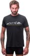 COOLMAX TECH MOUNTAINS LIMITED pánské triko kr.rukáv černá