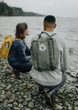 Fjällräven Logo Sweater W Deep Patina-Misty Green