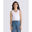 Drew Rib Tank White