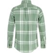 Övik Lite Flannel Shirt W Misty Green-Eggshell