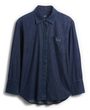 799674-00 Oversize džínová košile s logem Big Shirt UltraSoft Tmavě modrá