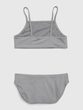 714348-00 Dětské dvoudílné plavky Šedá