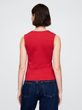 Strečový top Červená