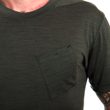 MERINO AIR traveller pánské triko kr.rukáv olive green