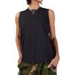 W Moto-X Blocked Tank Black