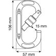 Oval Compact Lock