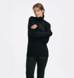 FleeceWool V2 Polo w/ zip W's Jet Black