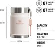 Legendary Classic Food Jar 400 ml Rose Quartz