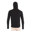 MERINO UPPER MOUNTAINS men's hoodie kangaroo black