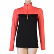 COOLMAX THERMO dámská mikina zip černá/korál
