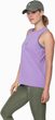 Core Tank Top Women Flower lavandin