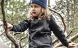 Kids Keb Fleece Hoodie Deep Forest