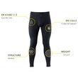 SPIRIT LONG JOHNS BLACK