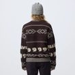 Fjällräven Jacquard Knit W Chalk White-True Red