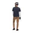 SKYLINE FAKIE RIDE TEE STRIPE CARBON
