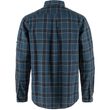 Övik Travel Shirt LS M, Indigo Blue-Dark Navy