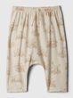 876762-00 Baby vzorované kalhoty Béžová
