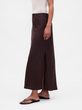 797899-02 Saténová maxi sukně Hnědá