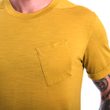 MERINO AIR traveller pánské triko kr.rukáv mustard