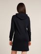 W Mer Crush LS Dress BLACK