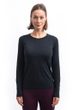 MERINO CORDURA dámské triko dl.rukáv černá