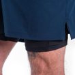 TRAIL pánské šortky tm.modrá/černá